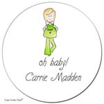 Sugar Cookie Gift Stickers - Oh Baby 1